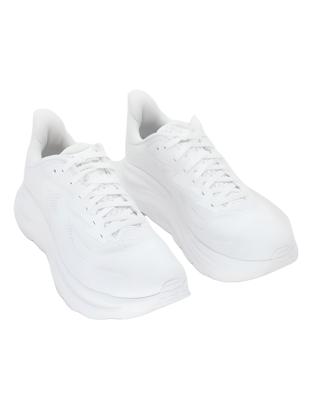 Hoka One One Clifton 10 White Running Shoes Size 9.5B